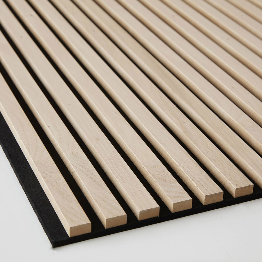 Acoustic Slat Wood Panels  Wooden Slat Felt Wall Panels